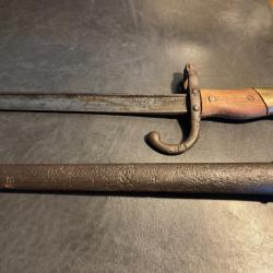 Ba&iuml;onnette GRAS manufacture de Tulle Janvier 1882