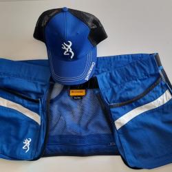 demi gilet browning ball trap plus casquette browning