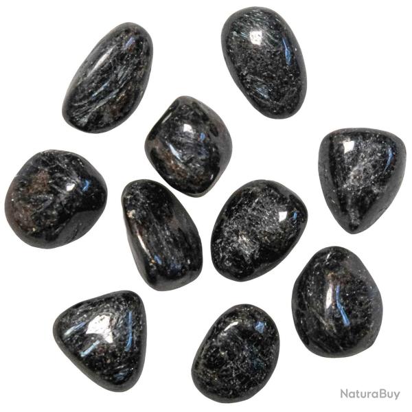 Pierre roul�e arfvedsonite - 2 � 2.5 cm - A l'unit�