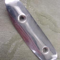 talon de crosse m&eacute;tal finition chrom&eacute;e