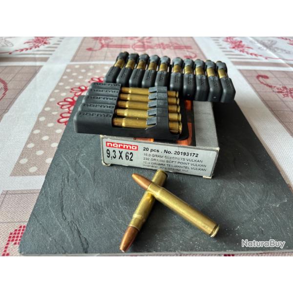 balles 9.3x62  NORMA