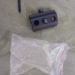 support de pied  sur rail 21 mm