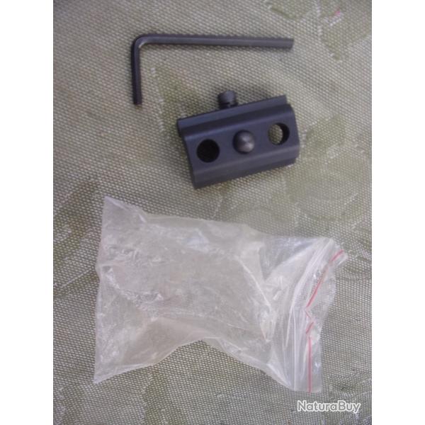 support de pied  sur rail 21 mm