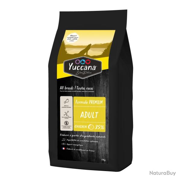 Croquettes pour chien adult 15kg - Yuccana