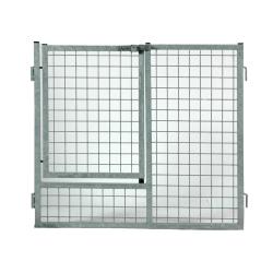 Panneau pour parc &agrave; chiot 1m avec porte - Hauteur 95cm