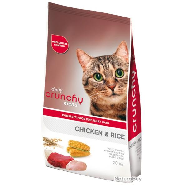 Croquette chat Crunchy DailyCare 20kg