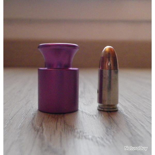 Jauge de contr�le cartouches pistolets - calibre - 9 mm - plus cartouche neutralis�e aux normes