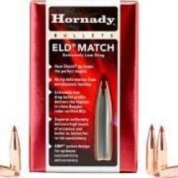 Ogives HORNADY calibre 338 285gr ELD MATCH x50