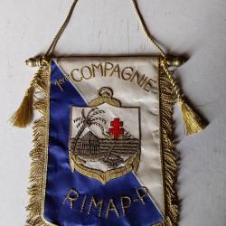fanion brod&eacute;s 1ERE COMPAGNIE RIMAP-P