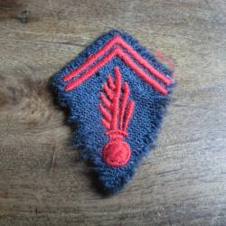 insigne tissu patte de col  sapeur pompier