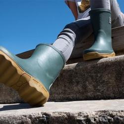 Botte Rouchette CLEAN KIDS Vert 32/33