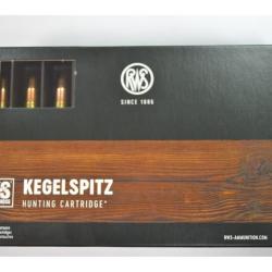1 BOITE DE 20 MUNITIONS RWS  CALIBRE 30-06  OGIVE KS 10.7G/ 165 GR NEUVE