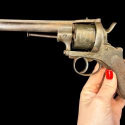 Revolver &agrave; broche type Lefaucheux cal. 12mm &agrave; broche