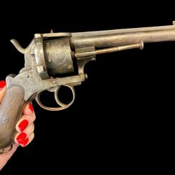 Revolver &agrave; broche type Lefaucheux cal. 12mm &agrave; broche