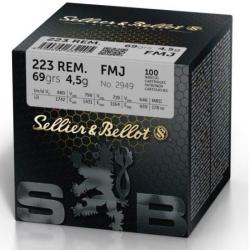 SELLIER & BELLOT 223 REM 69gr FMJ x100