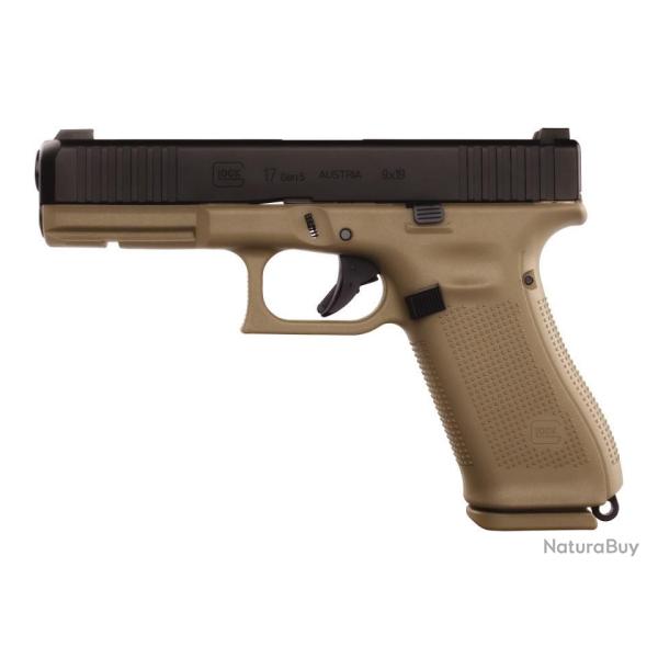 Pistolet Glock 17 Gen5 FR Coyote PSA Arm�e Fran�aise - Cal. 9x19