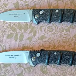 2 Couteaux Boker Plus AKS-74 D2 dont 1 automatique