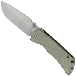 3" PM MAC-2 Swerve Green/Bronze - McNees Knives