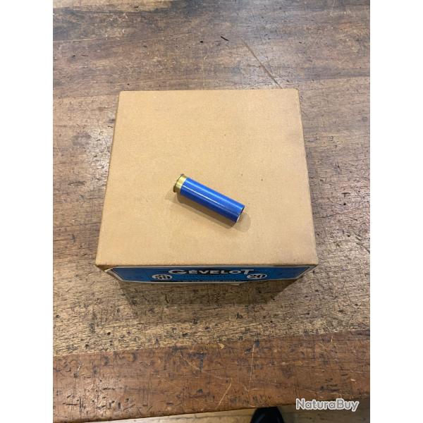 100 DOUILLES AMORCEES CARTON CALIBRE 20 EN CARTON GEVELOT