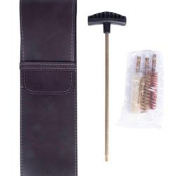KIT NETTOYAGE PISTOLET GROS CALIBRE ETUI SKAI LAITON CAL 44
