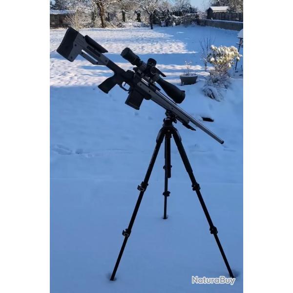 Custom competition Action canonn�e Bergara match Ch�ssis Oryx Grey 6mm creedmoor