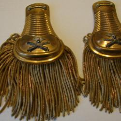 EPAULETTES TENUE DE GALA OFFICIER ITALIEN 2EME GUERRE