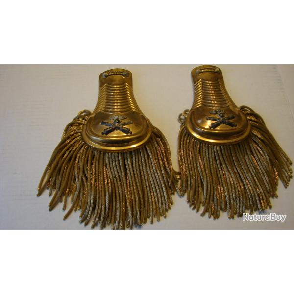 EPAULETTES TENUE DE GALA OFFICIER ITALIEN 2EME GUERRE