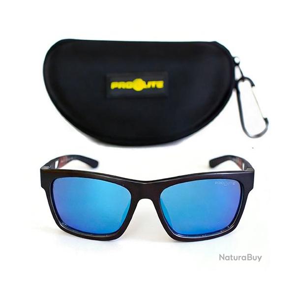 Lunettes Polarisante Pro Elite Gold Verre Bleu