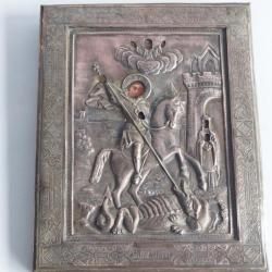 Ic&ocirc;ne orthodoxe Saint Georges terrassant le dragon