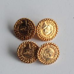 CHANEL Boutons de manchette Coco Chanel Paris France vintage