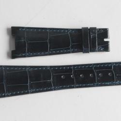 PATEK PHILIPPE Bracelet montre bleu fonc&eacute; 25 mm