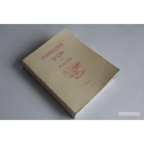 Livre Poin�ons d'or et de platine palladium Tardy