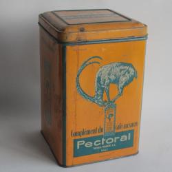 Bo&icirc;te t&ocirc;le lithographi&eacute;e Caf&eacute; Sucre Pectoral