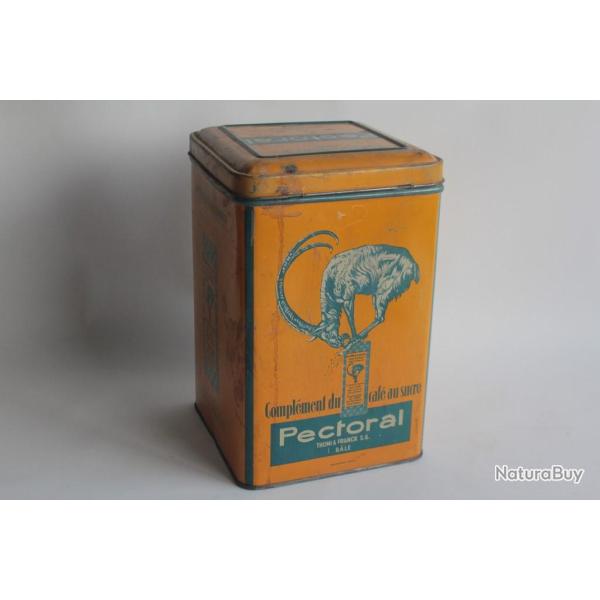 Bo�te t�le lithographi�e Caf� Sucre Pectoral