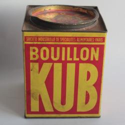 Bo&icirc;te t&ocirc;le lithographi&eacute;e Bouillon KUB