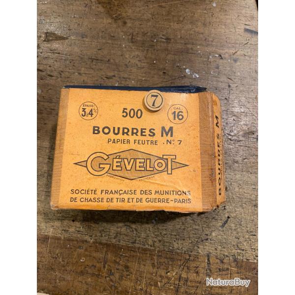BOURRES GEVELOT PAPIER FEUTRE  CAL 16 N 7