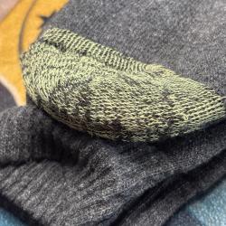 LOT A -DESTOCKAGE DE FOLIE chaussettes chaudes hautes en laine made in france super prix encheres