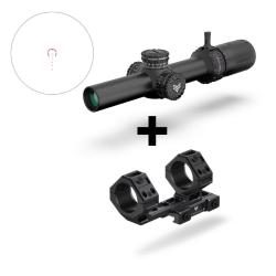 PACK LUNETTE ARROWHEAD SFP LPVO 1-6X24 + MONTAGE 30MM - SWAMPFOX OPTICS
