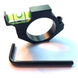 Collier avec niveau &agrave; bulle, diam&egrave;tre 25.4 mm, en aluminium