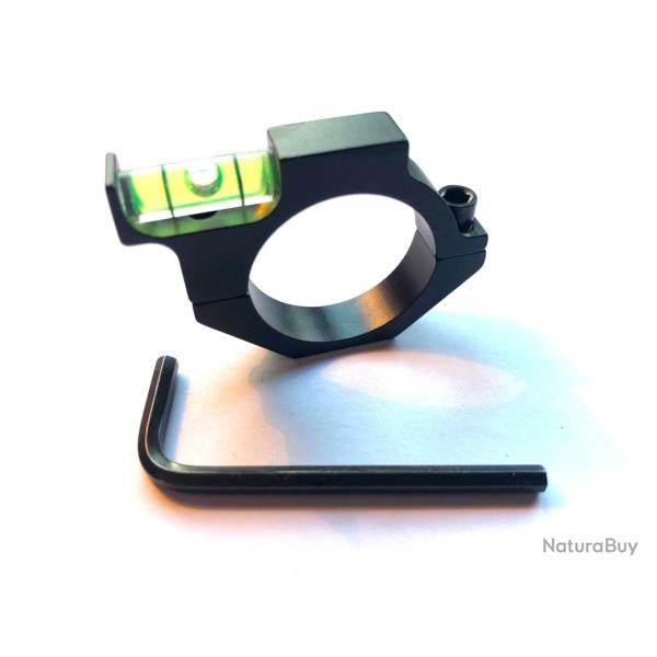 Collier avec niveau � bulle, diam�tre 25.4 mm, en aluminium