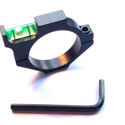 Collier avec niveau &agrave; bulle, diam&egrave;tre 30 mm, en aluminium