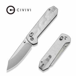 Couteau Civivi Over Yonder Lame Spey Point Acier 14C28N Manche G10/Alu Crossbar Lock CIVC250272