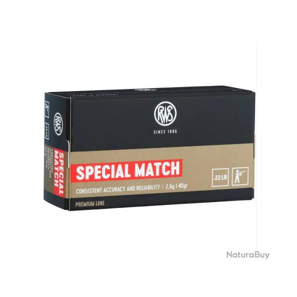 Munitions 22Lr RWS Special Match par 500
