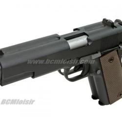 WE 1911 Dueller Double Canon Full Metal Black Gaz Blowback