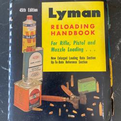 Lyman reloading handbook 45th &eacute;dition