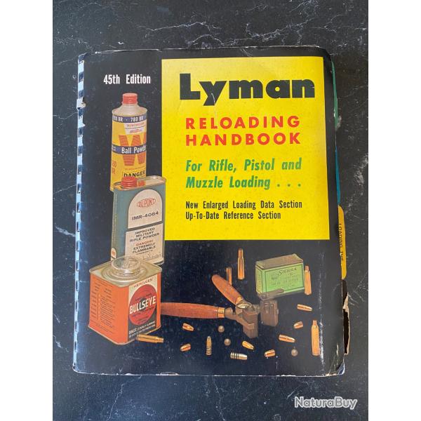 Lyman reloading handbook 45th �dition