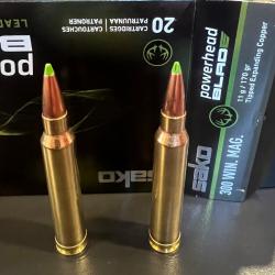 Balles SAKO POWERHEAD BLADE 300 Win Mag 11g/170gr boite de 20