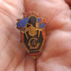INSIGNE 4 REGIMENT DU GENIE ( PERIODE WW2 )