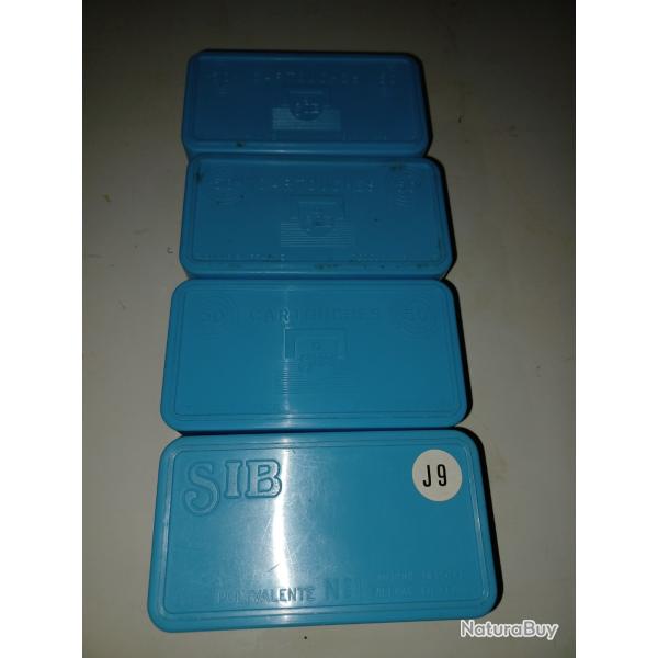 4 Bo�tes bleu de stockage munitions