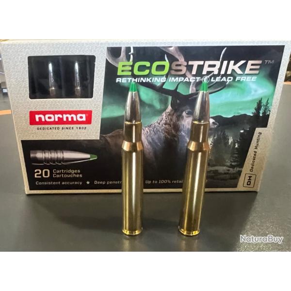 Balles NORMA ECOSTRIKE 30-06 10,7g/165gr boite de 20